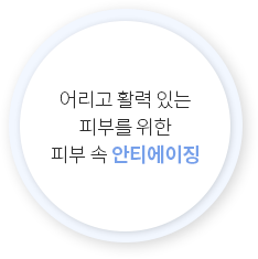 어리고 활력 있는 피부를 위한 피부 속 안티에이징